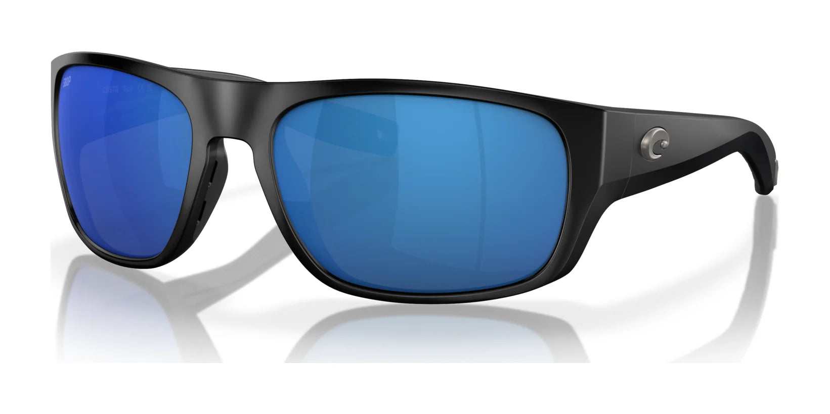 Costa TICO 6S9036 Sunglasses Matte Black / Blue Mirror (Polarized)