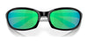 Costa HARPOON 6S9040 Sunglasses | Size 62 / Shiny Black №904013 / Green Mirror (Polarized) (3P 10%)