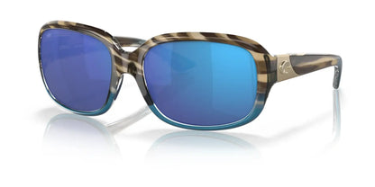 Costa GANNET 6S9041 Sunglasses Shiny Wahoo / Blue Mirror