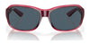 Costa INLET 6S9042 Sunglasses | Size 58 / Pomegranate Fade №904205 / Gray (Polarized) (3P 14%)
