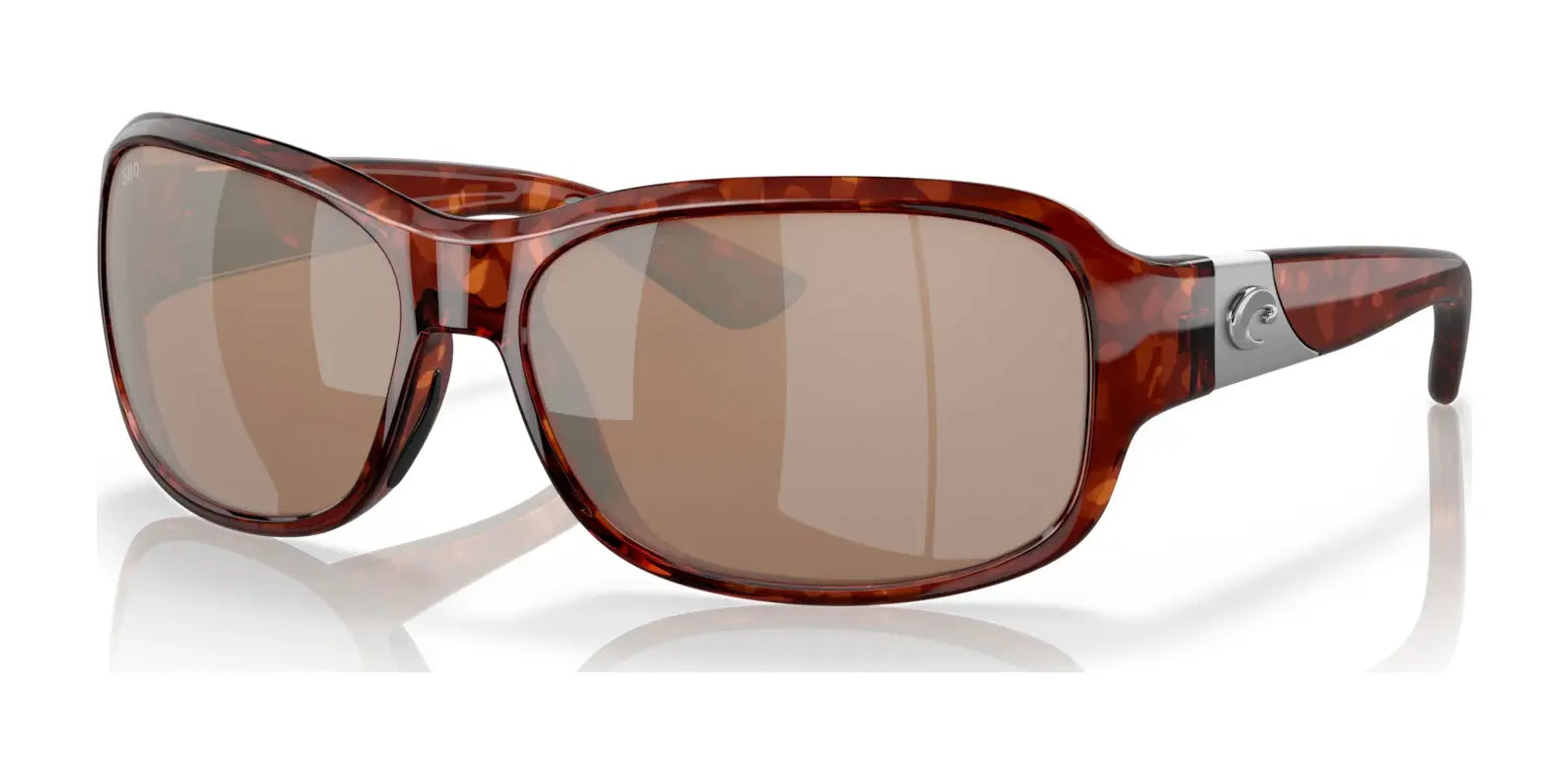 Costa INLET 6S9042 Sunglasses Tortoise / Copper Silver Mirror