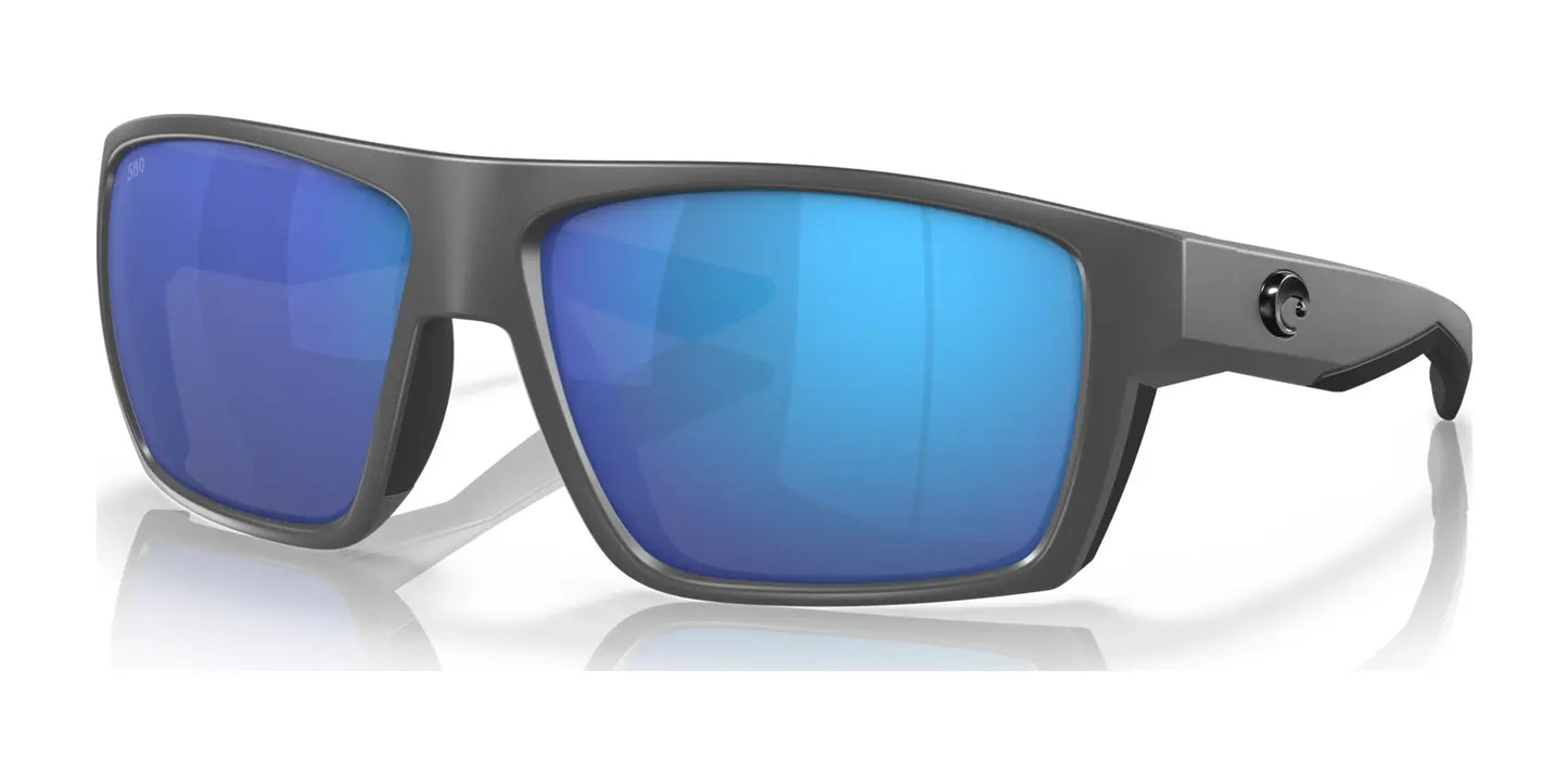 Costa BLOKE 6S9045 Sunglasses Matte Gray / Matte Black / Blue Mirror