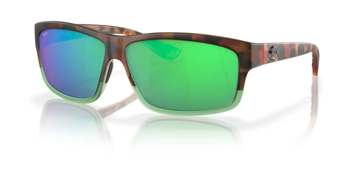 Costa CUT 6S9047 Sunglasses Matte Tortuga Fade / Green Mirror