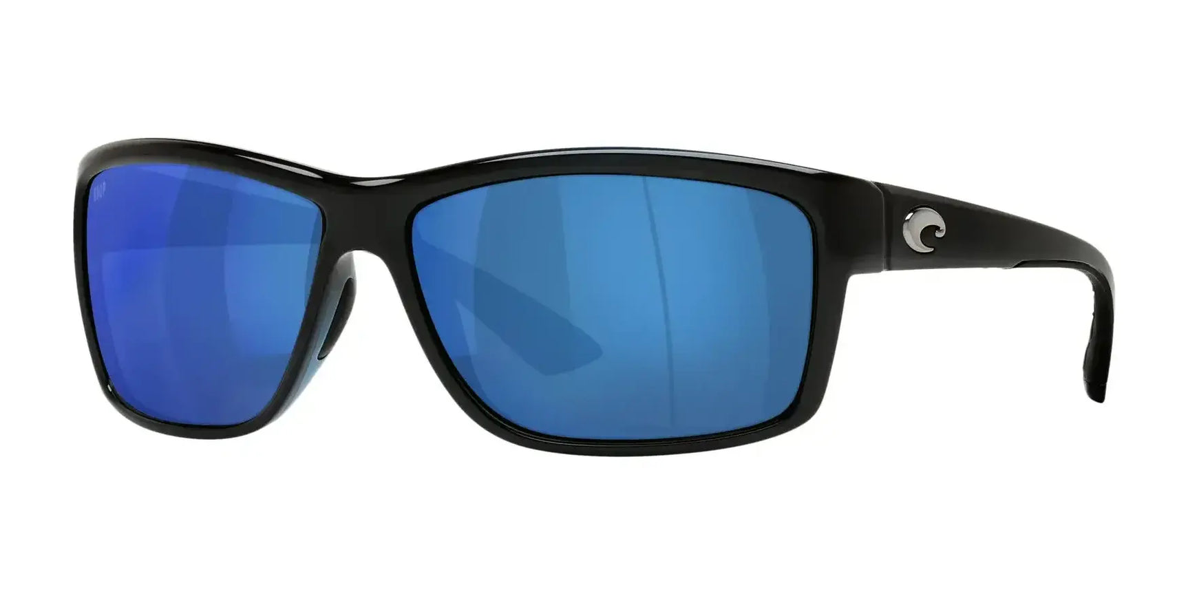 Costa MAG BAY 6S9048 Sunglasses Shiny Black / Blue Mirror (Polarized)