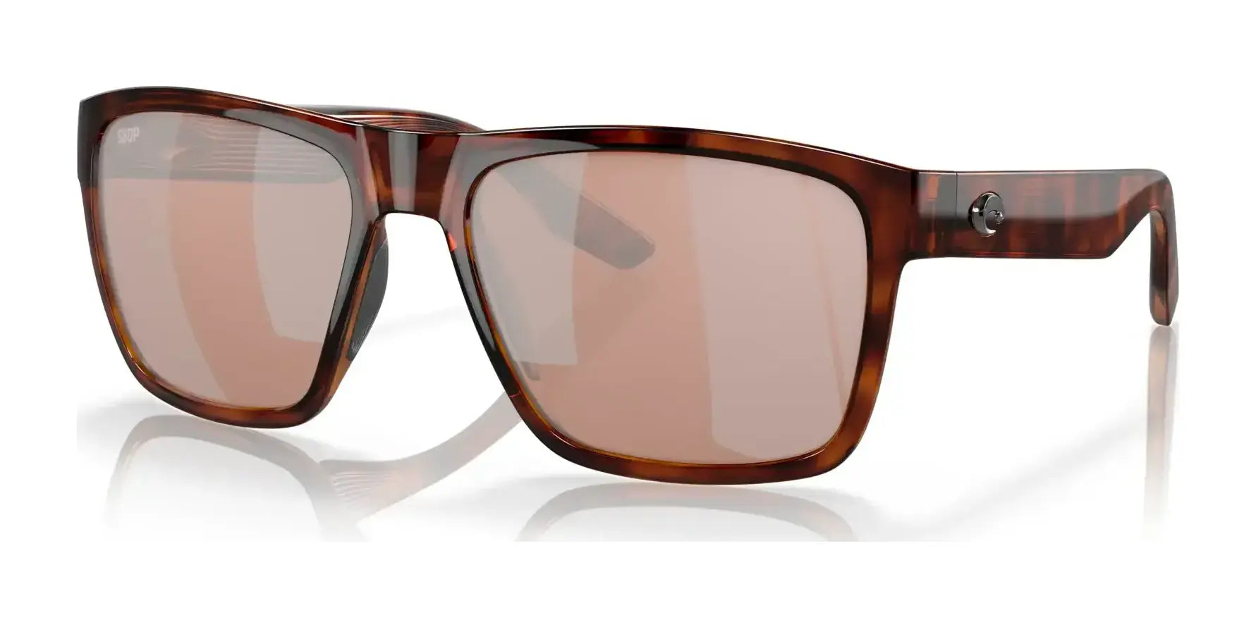 Costa PAUNCH XL 6S9050 Sunglasses Tortoise / Copper Silver Mirror