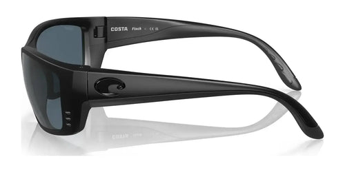 Costa FISCH 6S9054 Sunglasses / Size 64 / Blackout / Blue Mirror (Polarized) (3P 10%) №905410