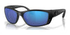 Costa FISCH 6S9054 Sunglasses | Size 64 / Blackout / Blue Mirror (Polarized) (3P 10%) №905410