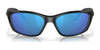 Costa FISCH 6S9054 Sunglasses | Size 64 / Blackout / Blue Mirror (Polarized) (3P 10%) №905410