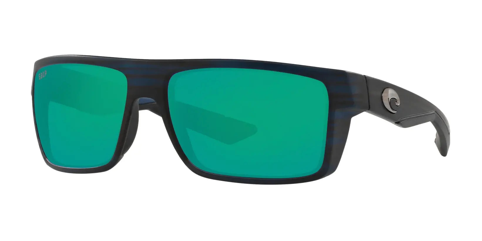 Costa MOTU 6S9055 Sunglasses Matte Black Teak / Green Mirror