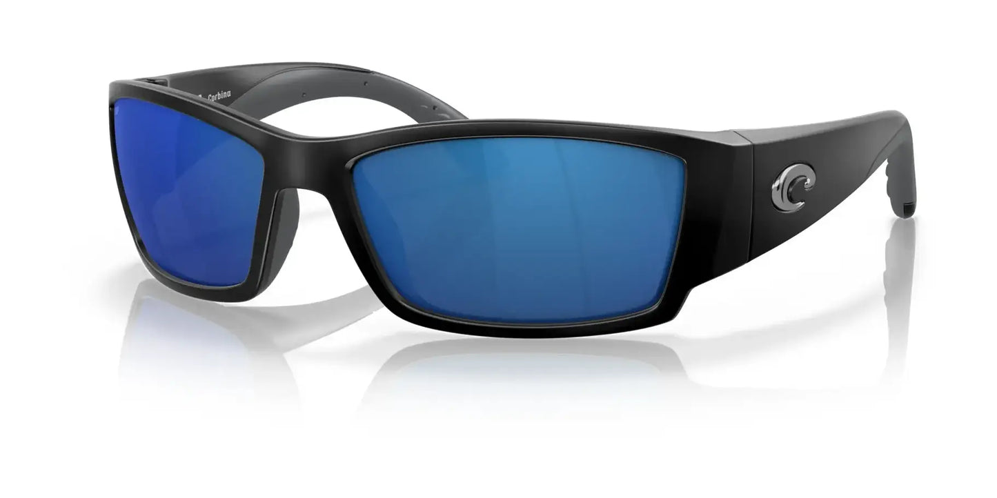 Costa CORBINA 6S9057 Sunglasses Matte Black / Blue Mirror