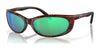 Costa FATHOM 6S9058 Sunglasses | Size 61 / Tortoise / Green Mirror (Polarized) (3P 10%) №905809