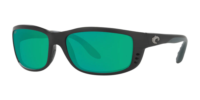 Costa ZANE 6S9059 Sunglasses | Size 61 / Matte Black №905906 / Green Mirror (Polarized) (3P 11.4%)