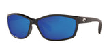 Costa MANTA 6S9062 Sunglasses Shiny Black / Blue Mirror