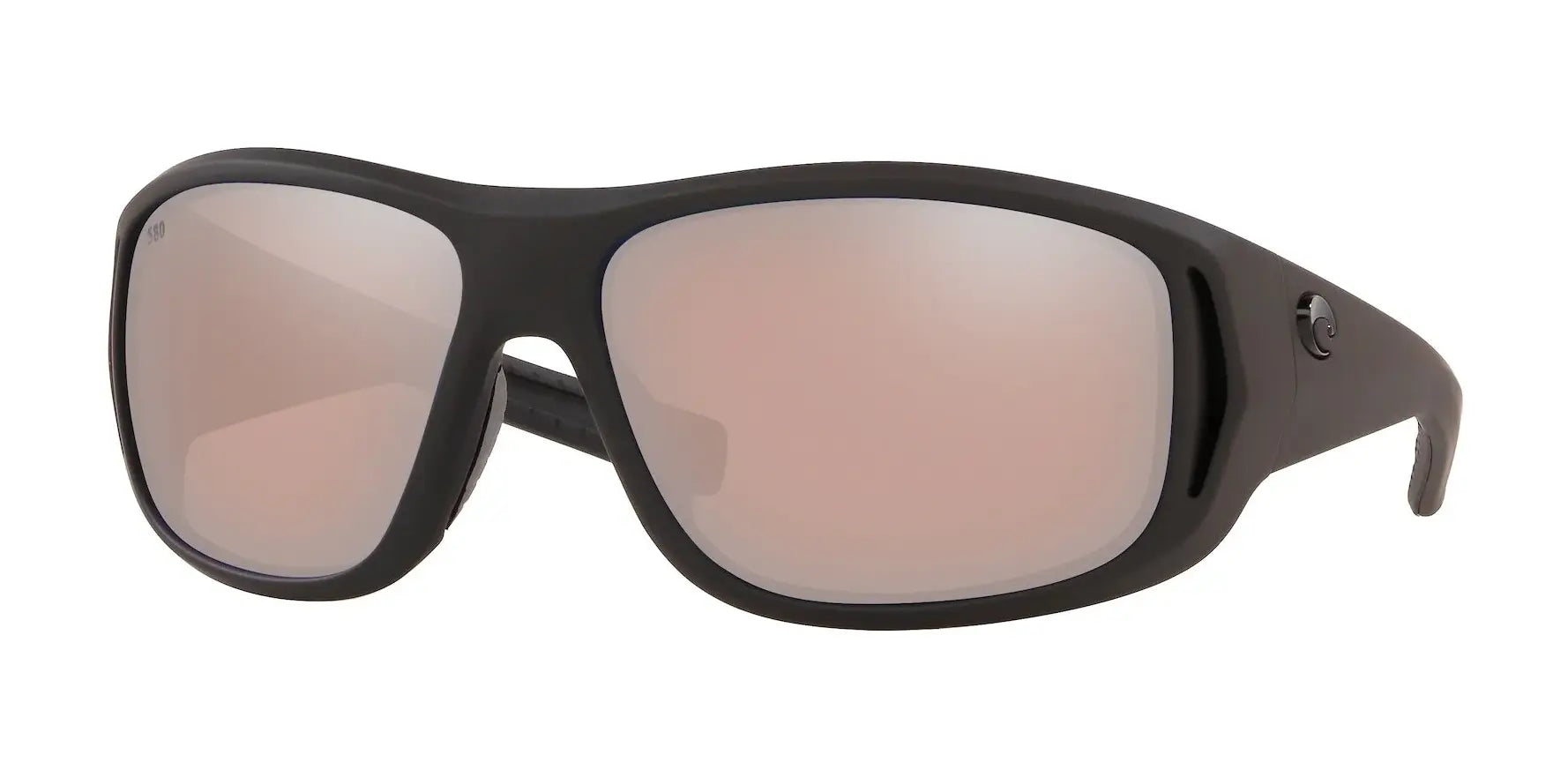 Costa MONTAUK 6S9063 Sunglasses Matte Black Ultra / Copper Silver Mirror