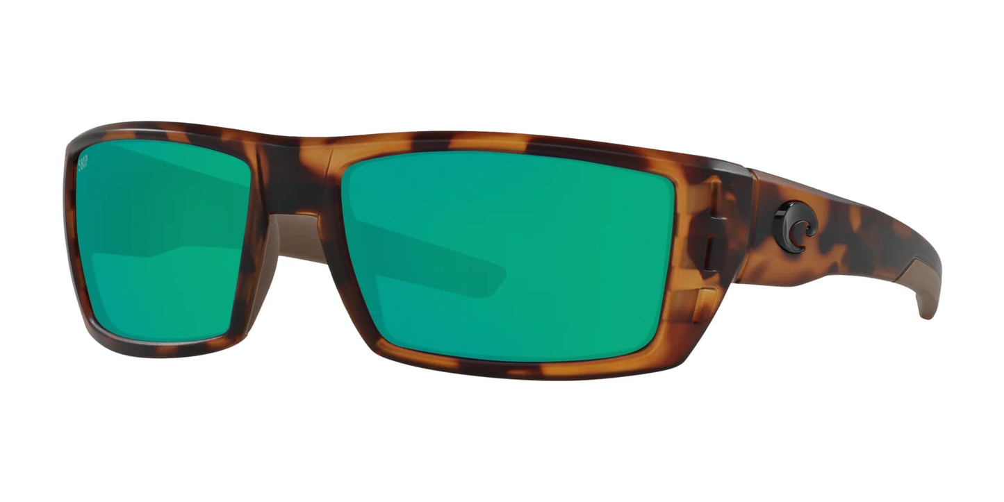 Costa RAFAEL 6S9064 Sunglasses Retro Tortoise / Green Mirror