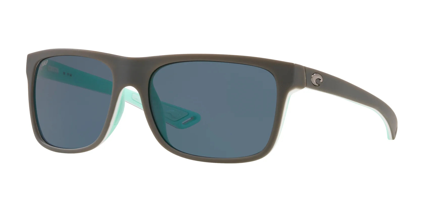 Costa REMORA 6S9069 Sunglasses Matte Gray / White / Mint / Gray (Polarized)