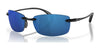 Costa BALLAST 6S9071 Sunglasses | Size 60 / Shiny Black / Blue Mirror (Polarized) (3P 12.6%) №907105