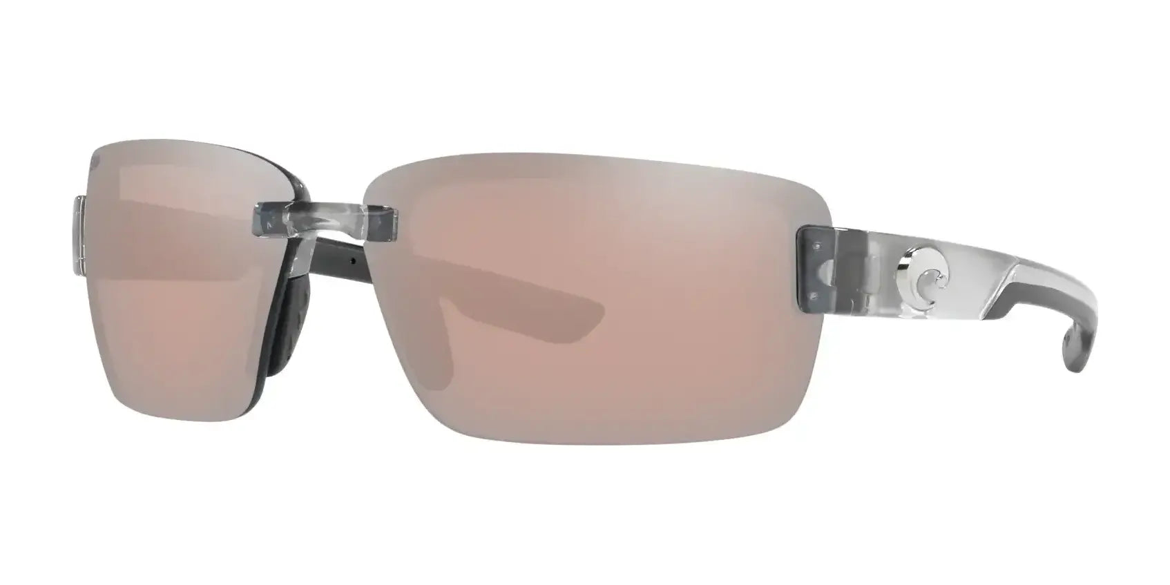 Costa GALVESTON 6S9073 Sunglasses Silver / Copper Silver Mirror (Polarized)