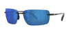 Costa GULF SHORE 6S9074 Sunglasses | Size 66 / Shiny Black / Blue Mirror (Polarized) (3P 12.6%) №907404