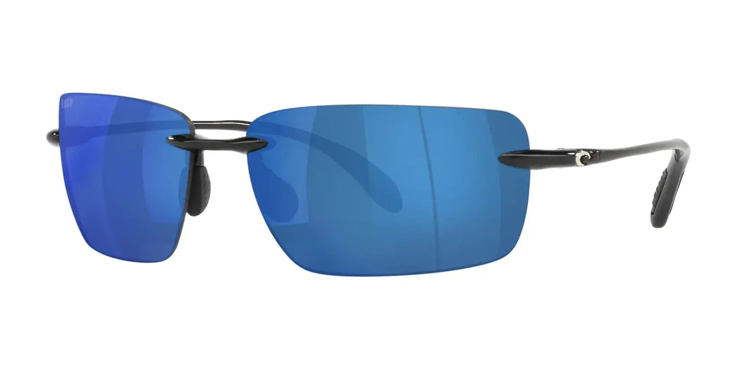 Costa GULF SHORE 6S9074 Sunglasses Shiny Black / Blue Mirror