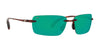 Costa OYSTER BAY 6S9075 Sunglasses | Size 61 / Tortoise №907503 / Green Mirror (3P 11.4%)