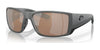Costa BLACKFIN PRO 6S9078 Sunglasses | Size 60 / Matte Gray / Copper Silver Mirror (Polarized) (3P 12%) №907811