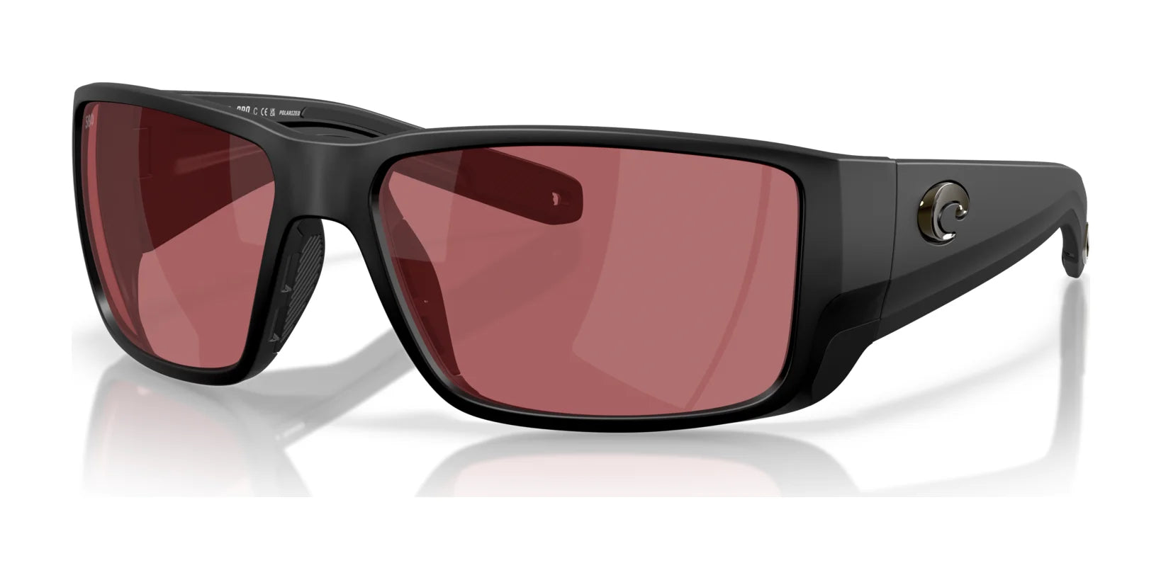 Costa BLACKFIN PRO 6S9078 Sunglasses Matte Black / Rose (Polarized)