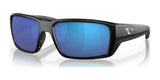 Costa FANTAIL PRO 6S9079 Sunglasses Matte Black / Blue Mirror (Polarized)