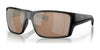 Costa REEFTON PRO 6S9080 Sunglasses | Size 63 / Matte Black / Copper Silver Mirror (Polarized) (3P 12%) №908003