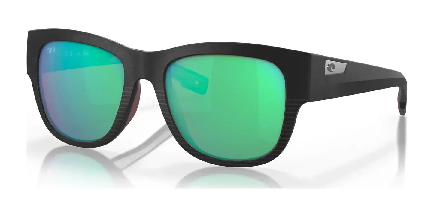 Costa CALETA 6S9084 Sunglasses Net Black / Green Mirror