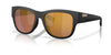 Costa CALETA 6S9084 Sunglasses | Size 55 / Netplus Black / Gold Mirror (Polarized) (3P 12.7%) №908407