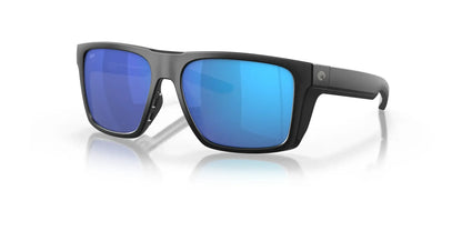 Costa LIDO 6S9104 Sunglasses Matte Black / Blue Mirror