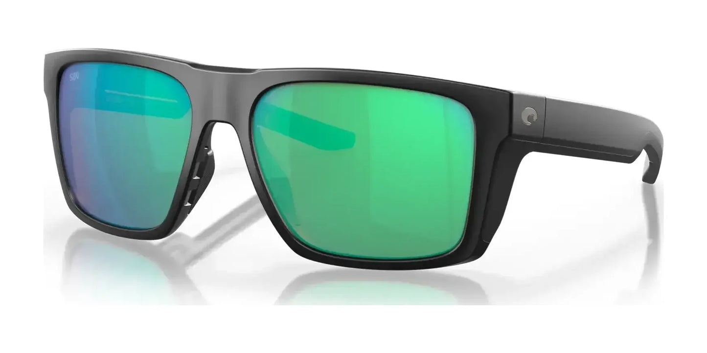 Costa LIDO 6S9104 Sunglasses Matte Black / Green Mirror