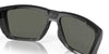Costa LIDO 6S9104 Sunglasses | Size 57 / Matte Black / Gray (Polarized) (3P 10%) №910404