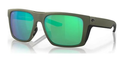 Costa LIDO 6S9104 Sunglasses Steel Gray Metallic / Green Mirror