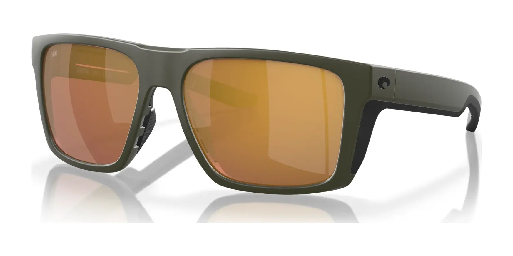 Costa LIDO 6S9104 Sunglasses Matte Olive / Gold Mirror