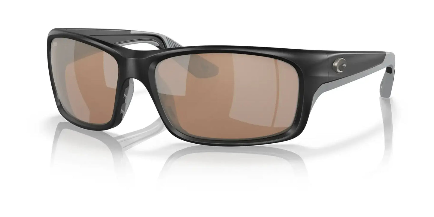 Costa JOSE PRO 6S9106 Sunglasses Matte Black / Copper Silver Mirror