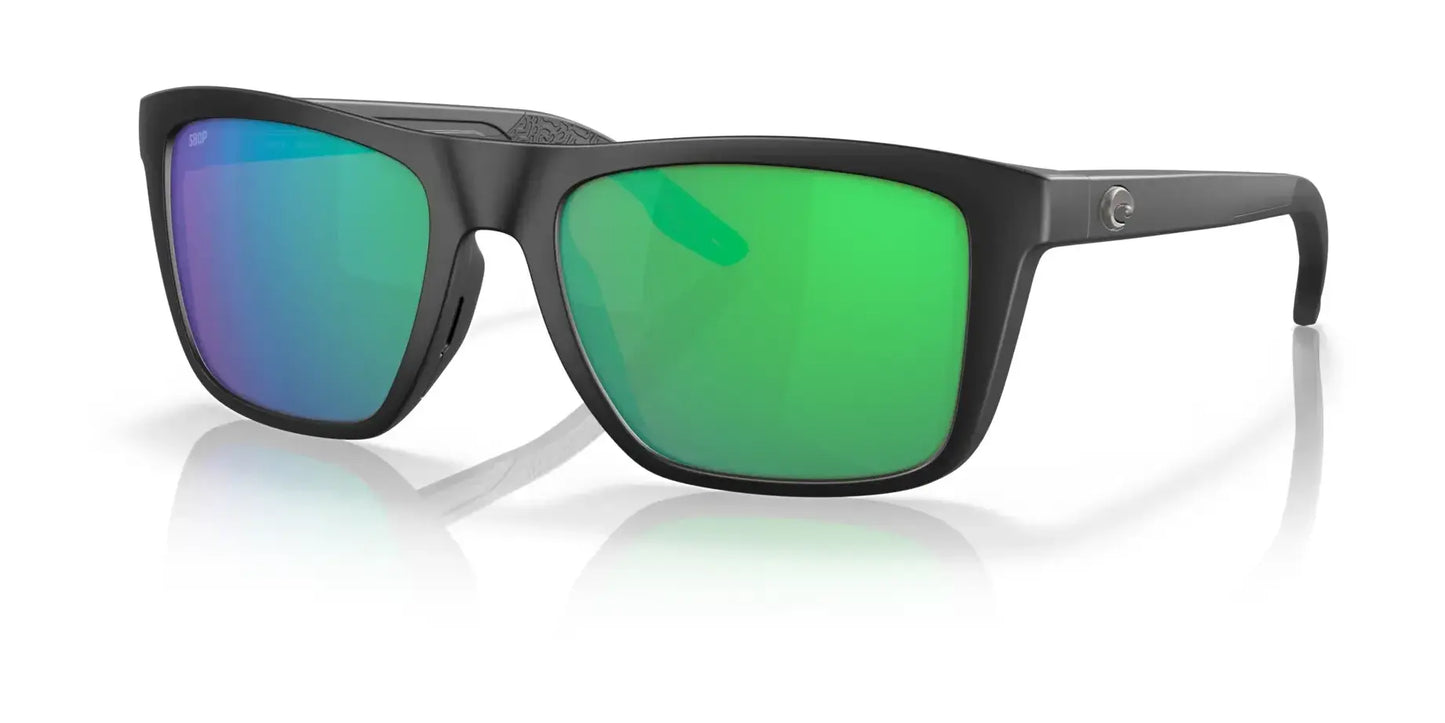 Costa MAINSAIL 6S9107 Sunglasses Matte Black / Green Mirror