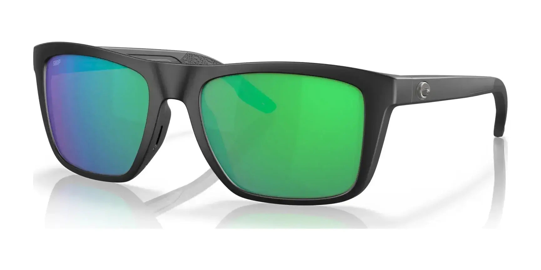 Costa MAINSAIL 6S9107 Sunglasses Matte Black / Green Mirror