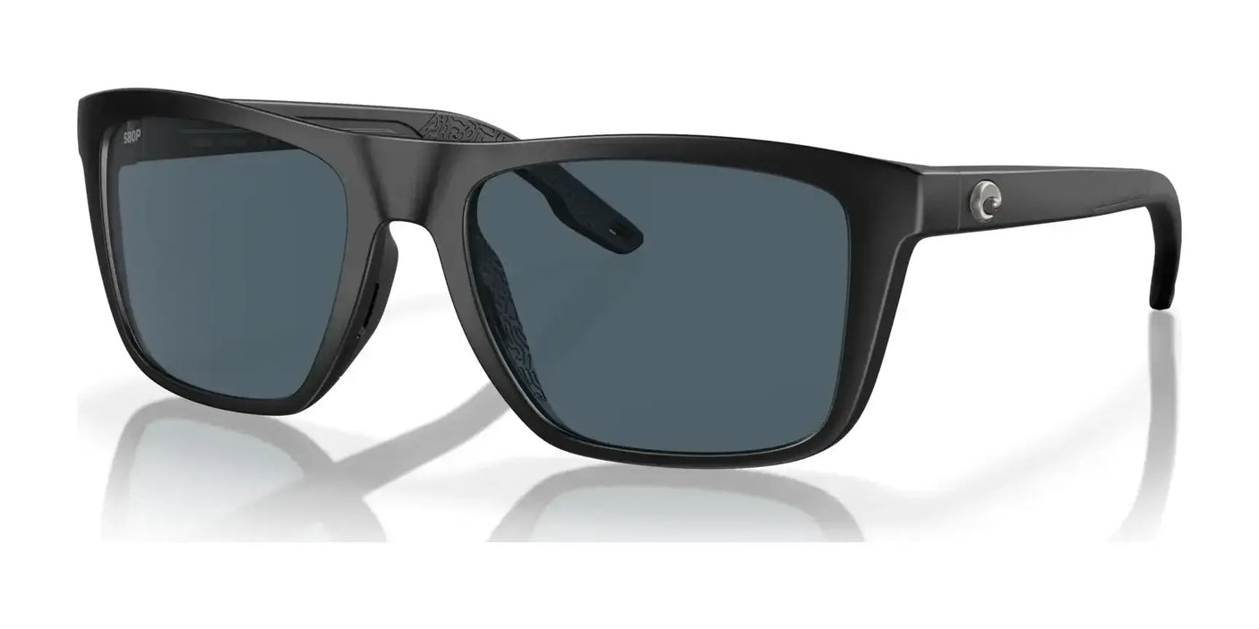 Costa MAINSAIL 6S9107 Sunglasses Matte Black / Gray 580p (Polarized)