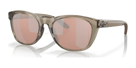 Costa ALETA 6S9108 Sunglasses Taupe Crystal / Copper Silver Mirror (Polarized)