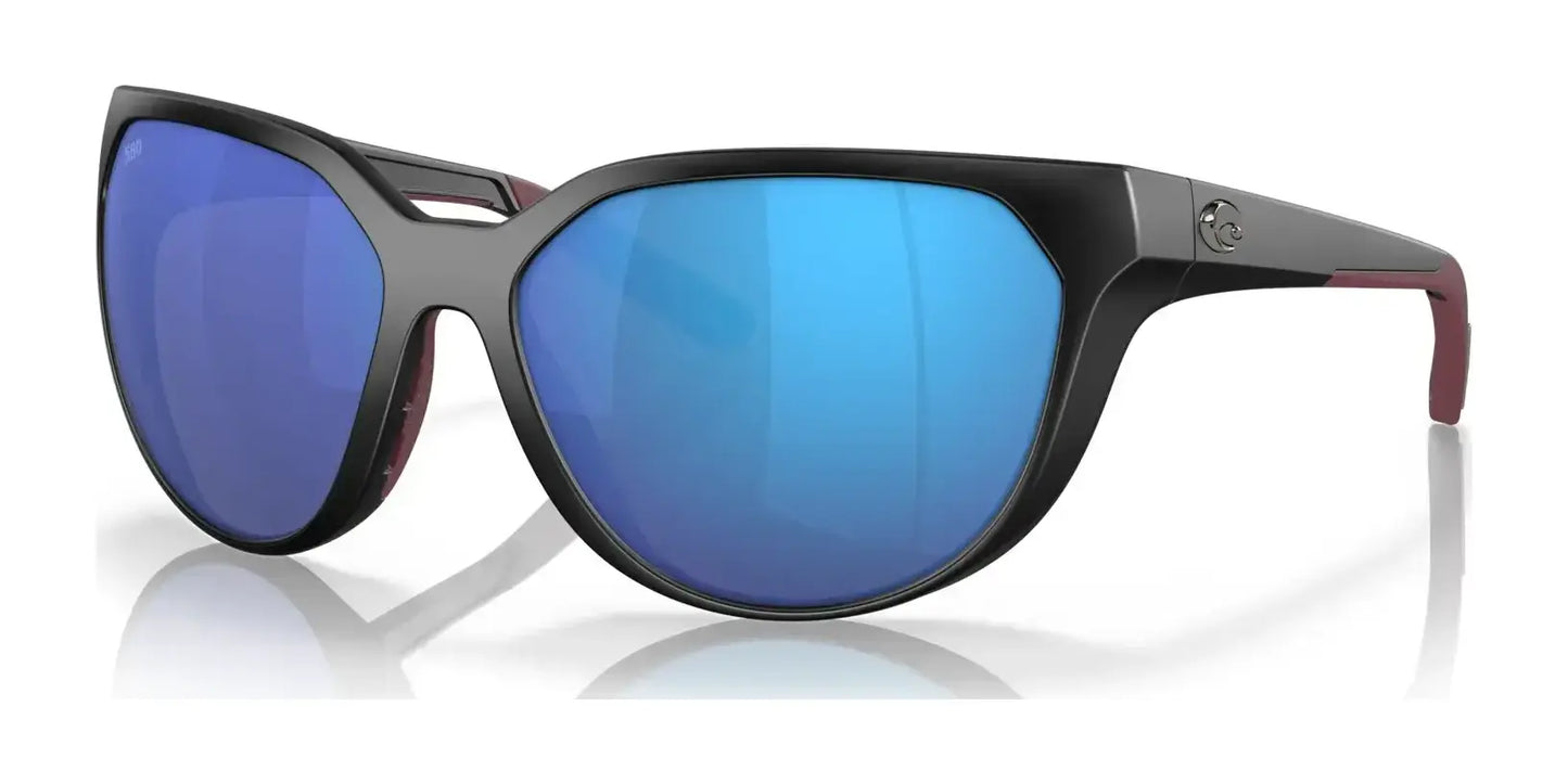 Costa MAYFLY 6S9110 Sunglasses Matte Black / Blue Mirror