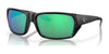 Costa TAILFIN 6S9113 Sunglasses / Matte Black / Green Mirror (Polarized) (3P 10%) №911303 / Size 57
