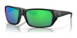 Costa TAILFIN 6S9113 Sunglasses Matte Black / Green Mirror (Polarized)