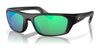 Costa WHITETIP PRO 6S9115 Sunglasses | Size 57 / Matte Black / Green Mirror (Polarized) (3P 10%) №911502
