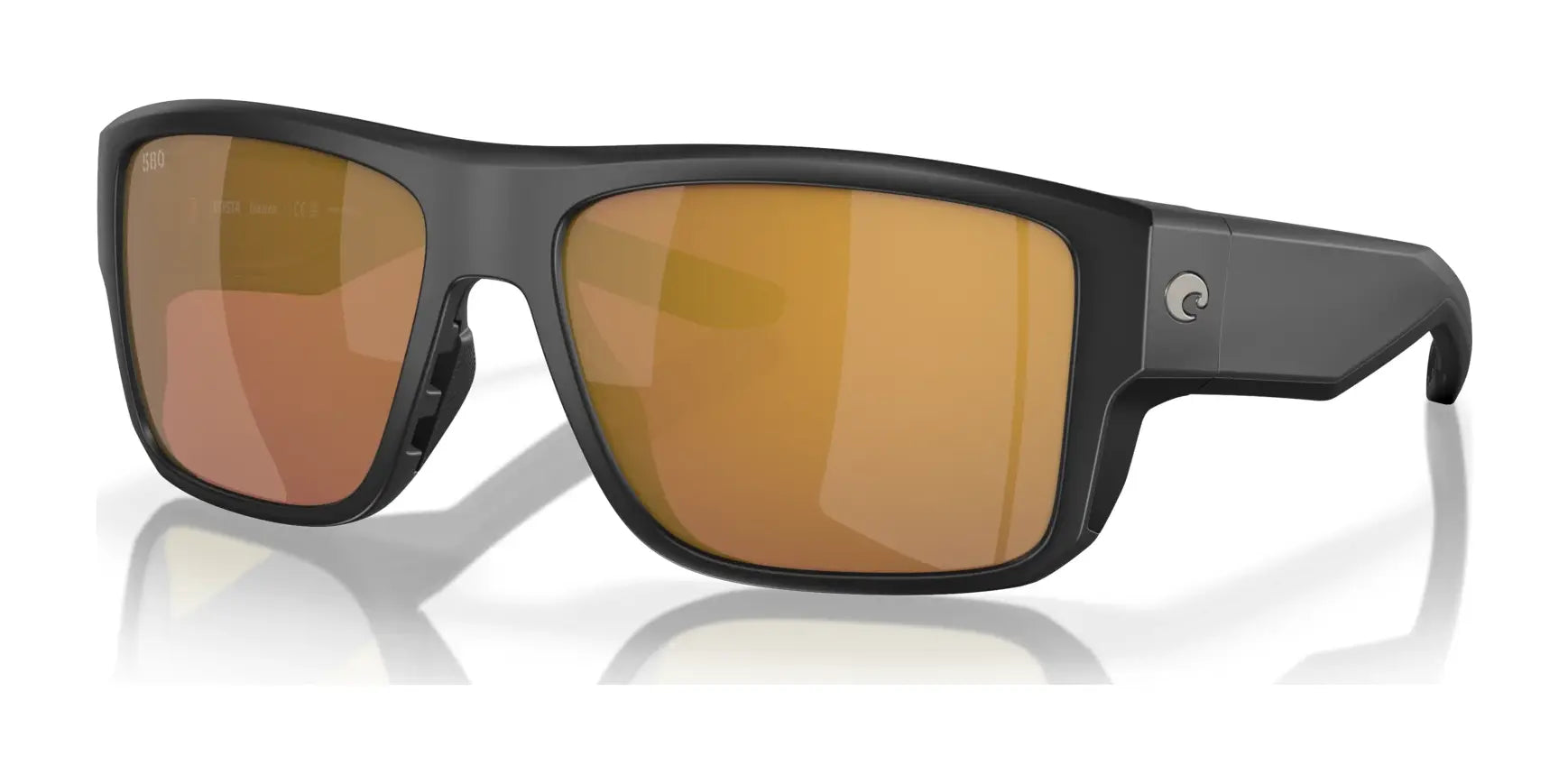 Costa TAXMAN 6S9116 Sunglasses Matte Black / Gold Mirror