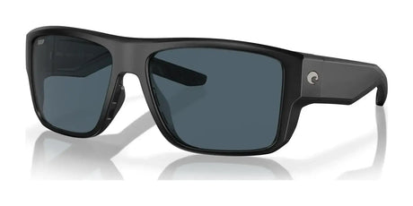 Costa TAXMAN 6S9116 Sunglasses Matte Black / Gray (Polarized)