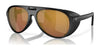 Costa GRAND CATALINA 6S9117 Sunglasses | Size 59 / Matte Black / Gold Mirror (Polarized) (3P 12.7%) №911705