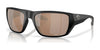 Costa FINLET 6S9118 Sunglasses | Size 59 / Matte Black / Copper Silver Mirror (Polarized) (3P 12%) №911803