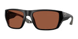 Costa FINLET 6S9118 Sunglasses Matte Black / Copper (Polarized)